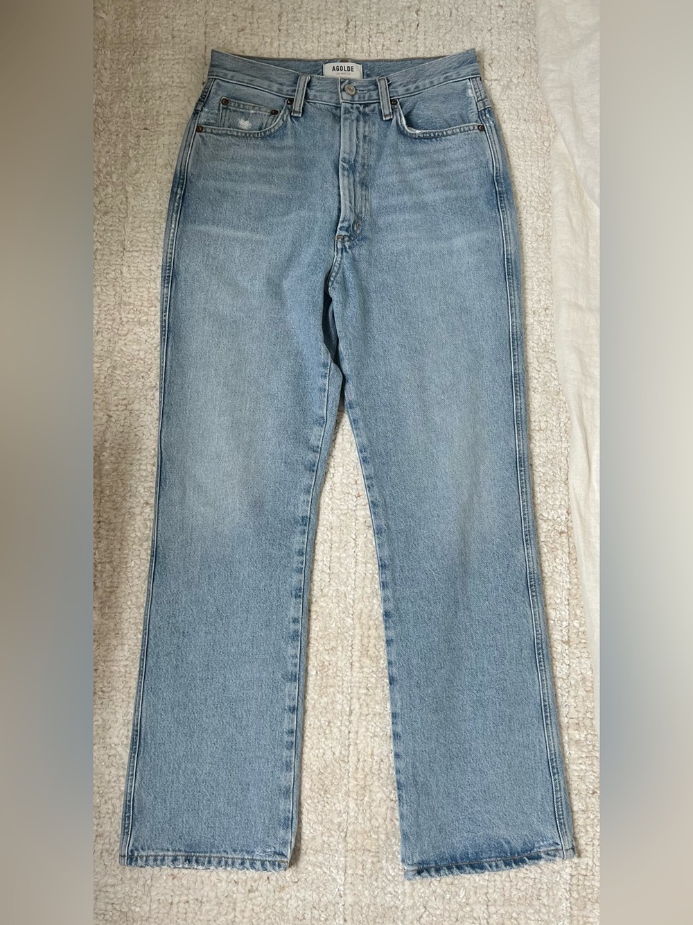 Agolde Pinch Organic Cotton Hi-rise Zip Fly Jeans SZ 27